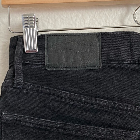 Everlane The Original Cheeky Jean Organic Cotton Hi Rise Black 25 - Picture 10 of 16